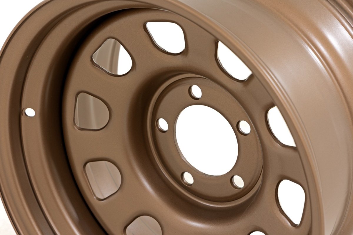 Chevrolet Tahoe Steel Wheel - Rough Country - 10-slot D-window - Bronze - '95-'98